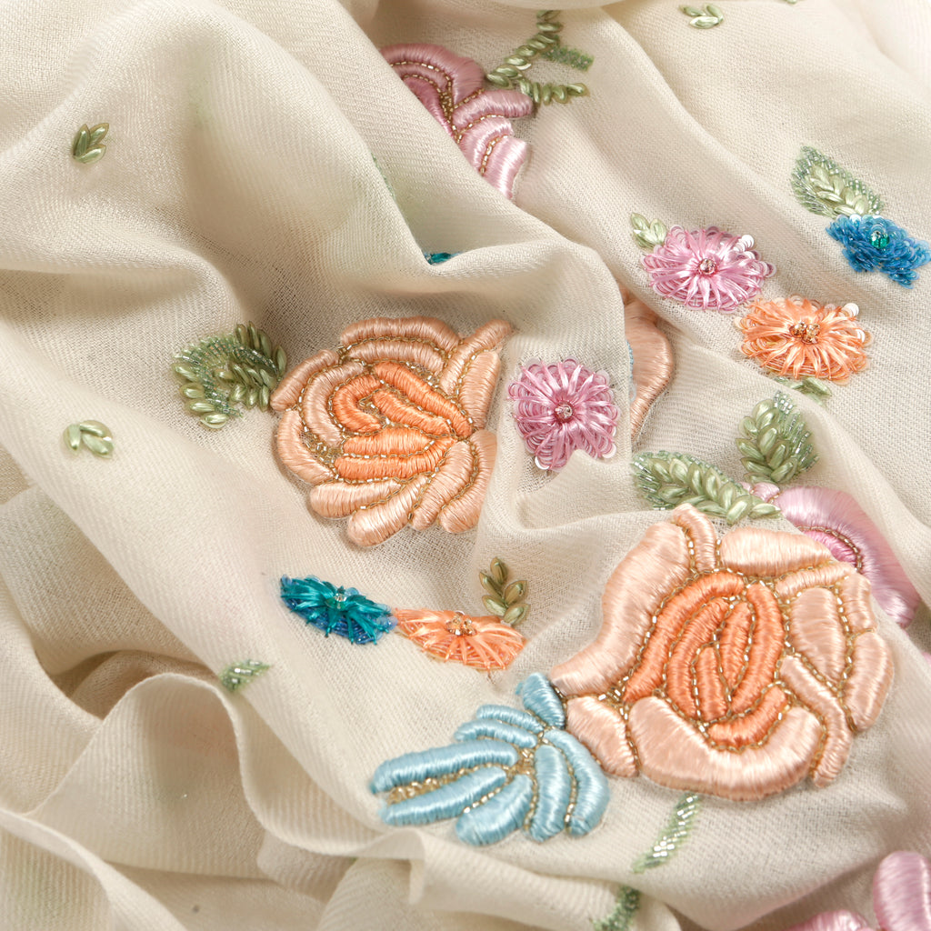 Cream flowers